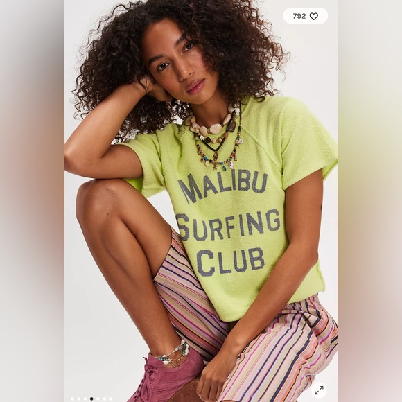 Free People Original Retro Brand Surf Club Sweatshirt, various Sizes NWT - Picture 5 of 9